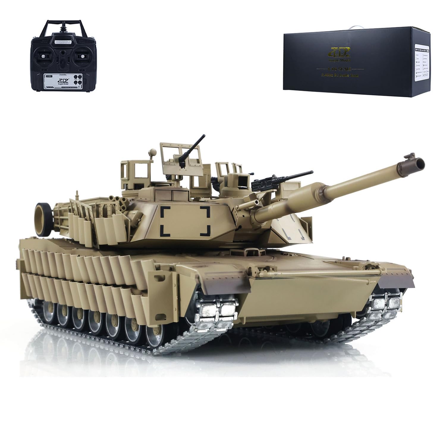 1/24 RC BATTLE TANK M1A2　エイブラムス Supdex 1/24 RC Battle Tank Set, Remote Control US M1A2